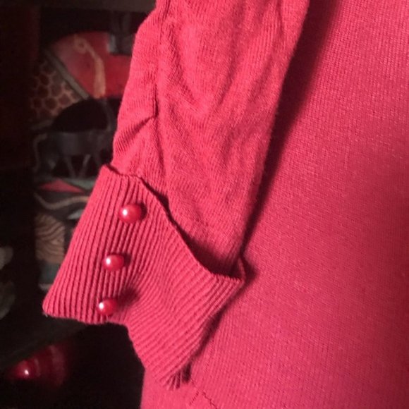 Burgundy Buffalo by David Bitton Sweater Dress XS - Picture 4 of 5
